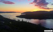 Solnedgang fra Melshovden